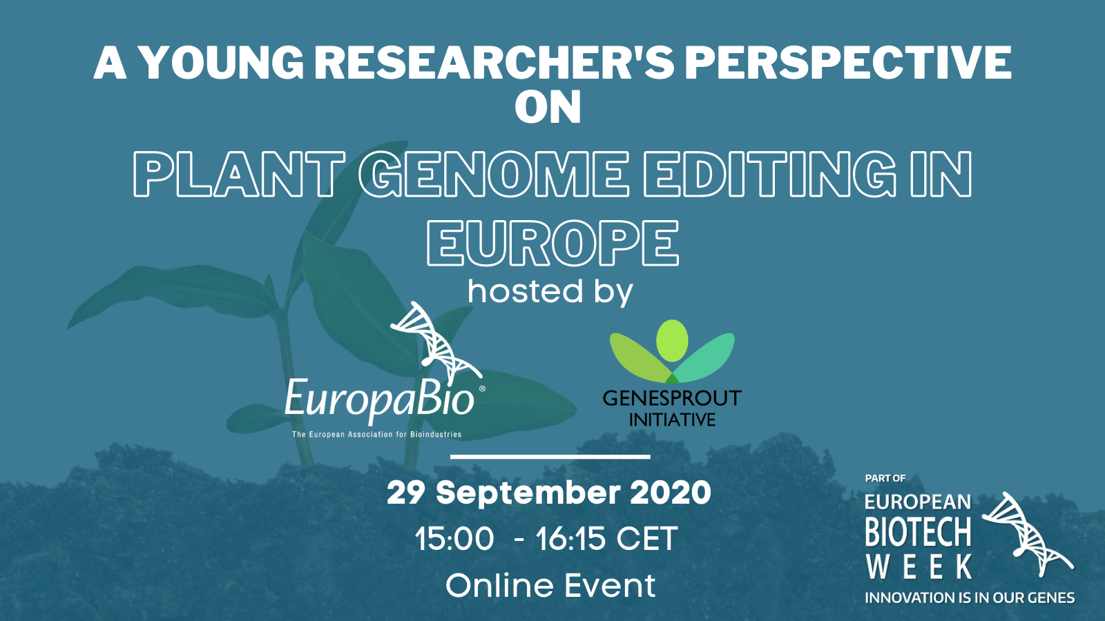 GeneSprout event Banner
